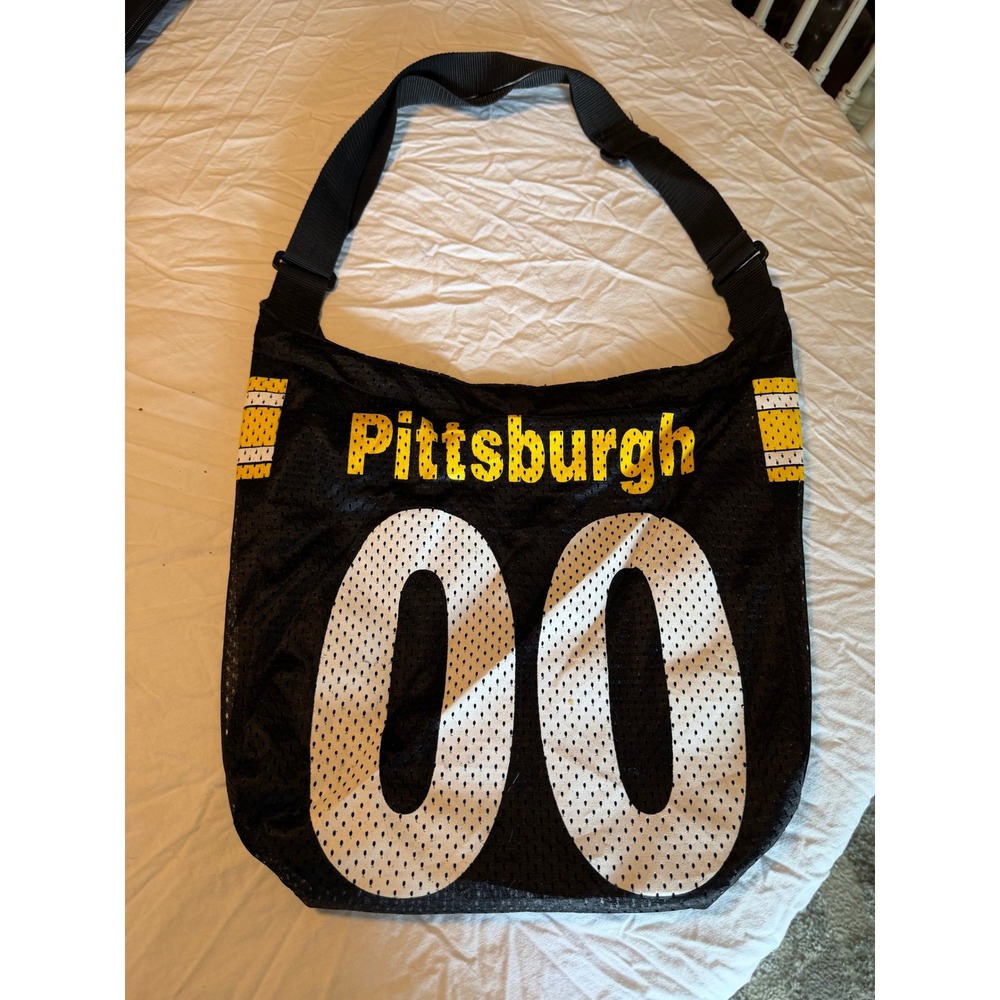 Pittsburgh Steelers Jersey Style Purse Albert Elovitz Football Bag